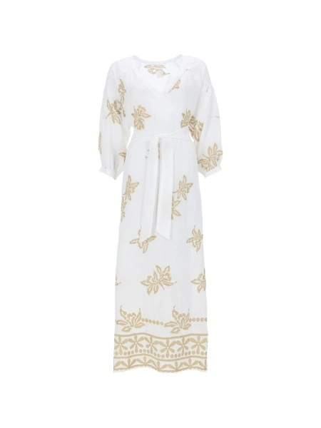 Rochie de zi 120% LINO alba