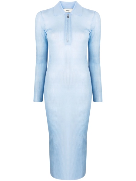 Rochie de zi Fendi albastra