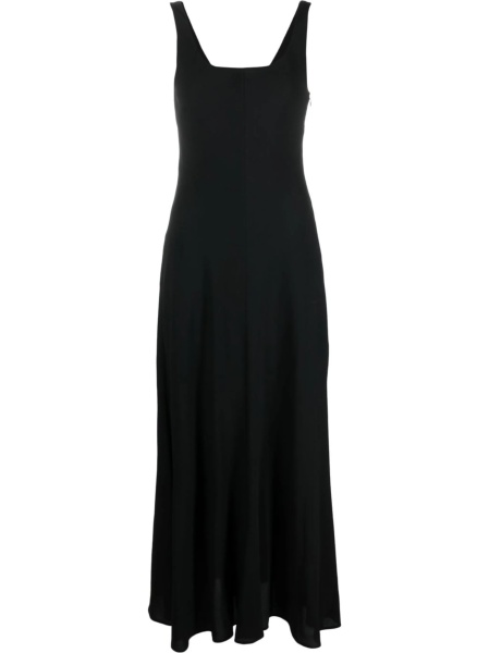 Rochie de zi Philosophy neagra din elastan si vascoza