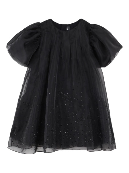 Rochie eleganta Karl Lagerfeld neagra din poliamida si polyester
