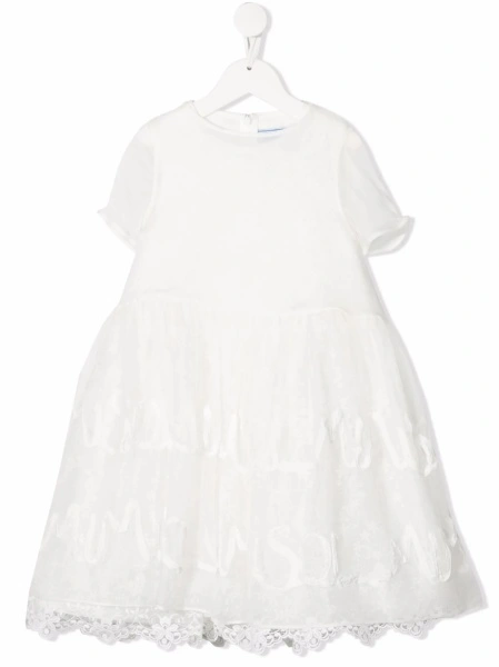 Rochie eleganta MIMISOL neutra din bumbac si polyester
