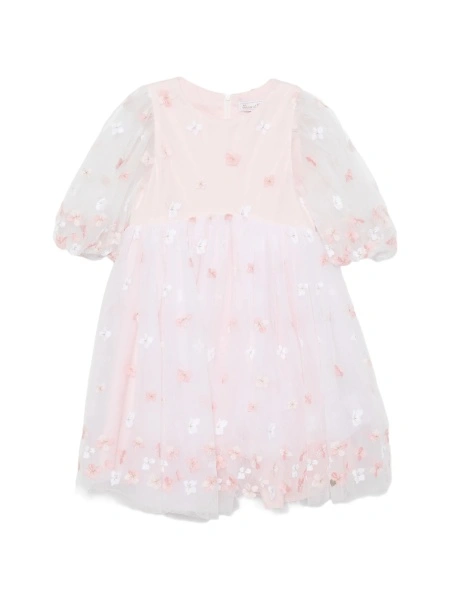 Rochie eleganta Tartine et Chocolat roz din polyester si poliamida