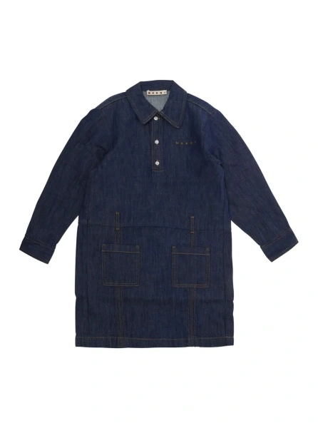 Rochie Marni albastra din denim
