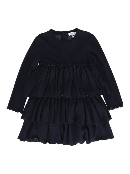 Rochii Cotton-cashmere tiered dress