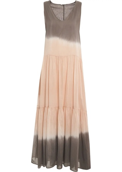Rochii Cotton-silk blend dress