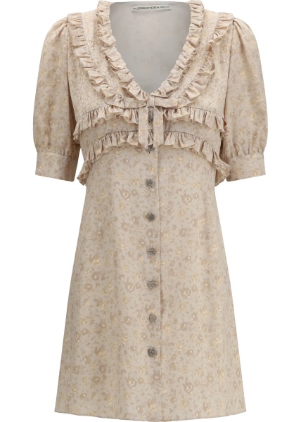 Rochii Floral Dress with ruffles