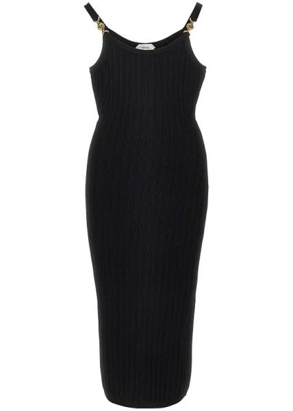 Rochii Knitted midi dress with Medusa motif