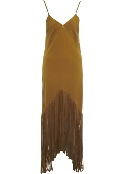 Rochii Midi dress with fringe detail 'Badia'