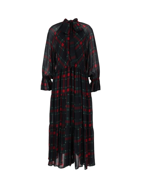 Rochii Printed chiffon maxi dress