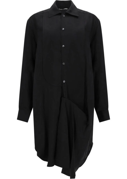 Rochii "Tuxedo Drape" Midi Dress