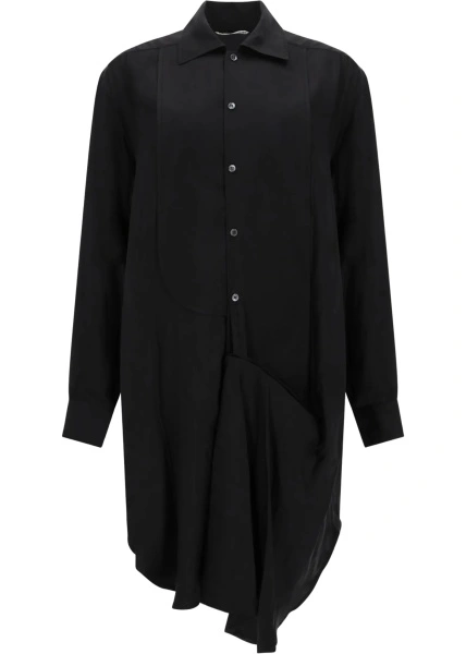 Rochii "Tuxedo Drape" Midi Dress