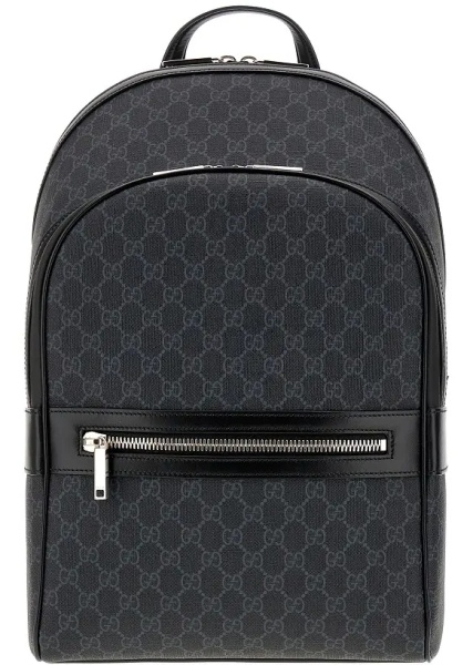 Rucsac GG Supreme fabric and leather backpack