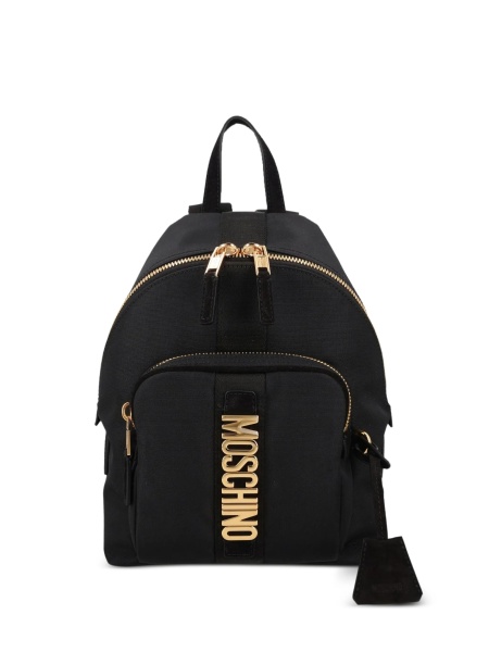 Rucsac Moschino negru din material textil