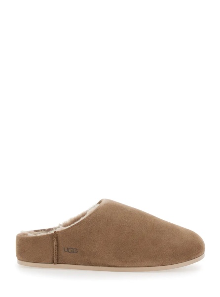 Saboti ELEA SLIP ON is a mule with a rubber sole and brown leather upper for women