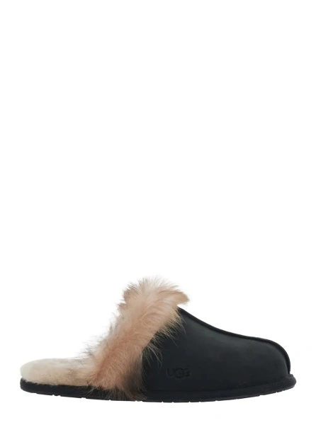 Saboti UGG negri din piele