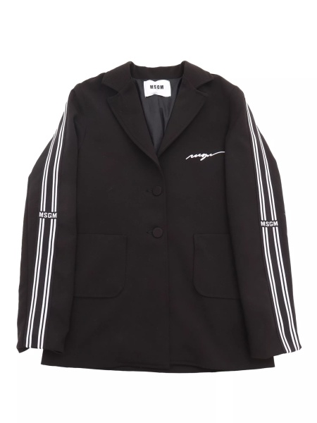 Sacou FABRIC TECNICAL BLAZER GIRL NERO/BLACK