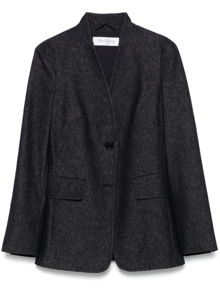 Sacou Max Mara albastru din bumbac