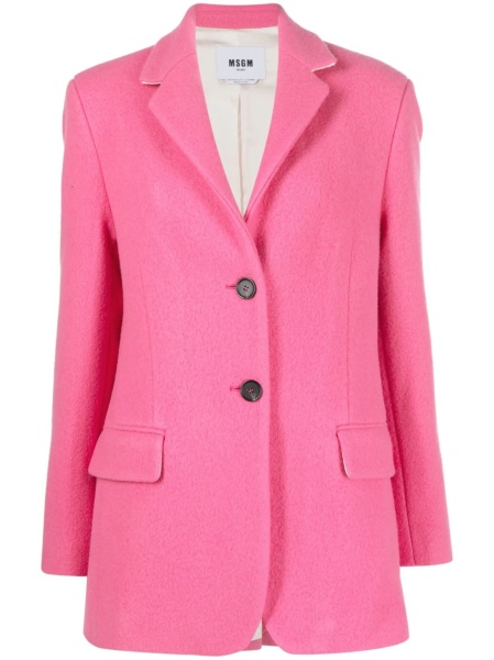 Sacou MSGM roz din lana si poliamida
