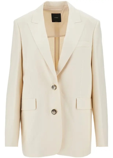 Sacou Panama fabric single-breasted jacket