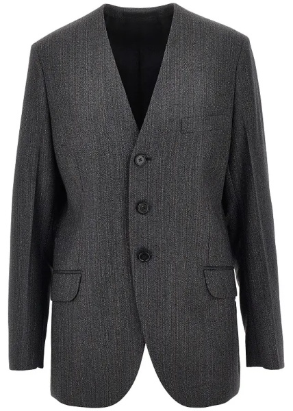 Sacou Pinstriped wool tailored jacket