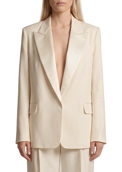 Sacou Single-Breasted Cady Blazer