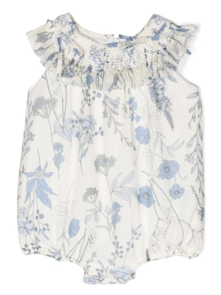 Salopeta Blumarine neutra din bumbac