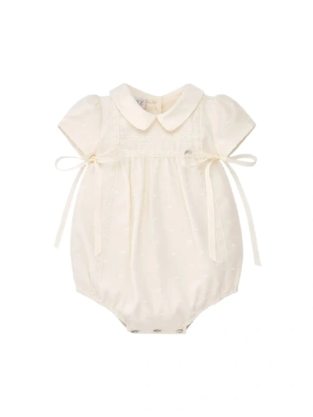 Salopete WOVEN NEWBORN ROMPER "ESENCIAL"