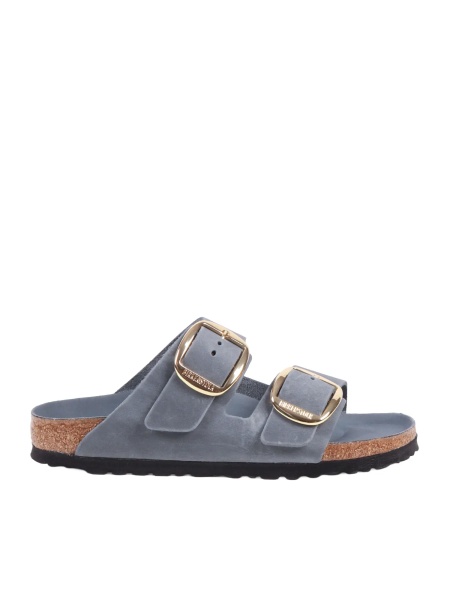 Sandale Arizona Big Buckle HEX basalt gray, Oiled leather