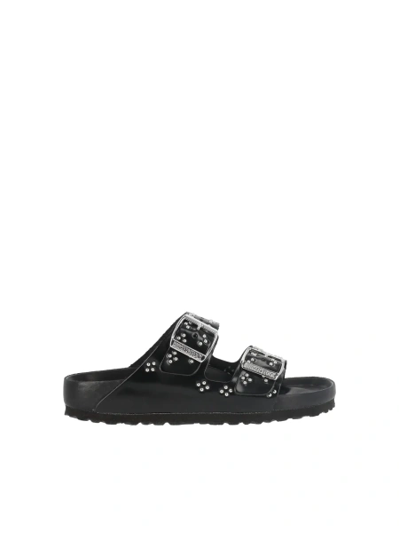 Sandale Arizona Rivet EXQ black, Amalfi Natural Leather, Narrow Fit