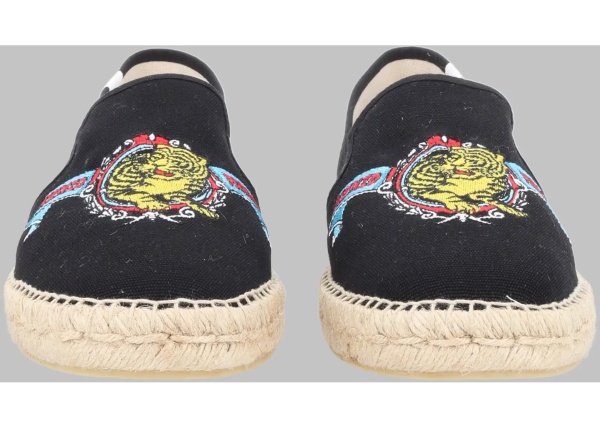 Sandale Espadrilla In Tela "Kenzo Jumping Tiger"