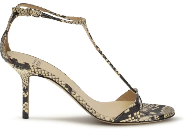 Sandale Python-print leather Sandals