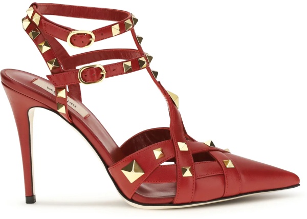 Sandale Studdy Décolleté in kidskin