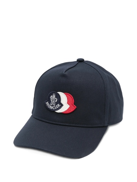 Sapca Moncler albastra din bumbac
