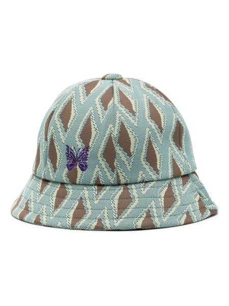 Sapca NEEDLES verde din raion si polyester