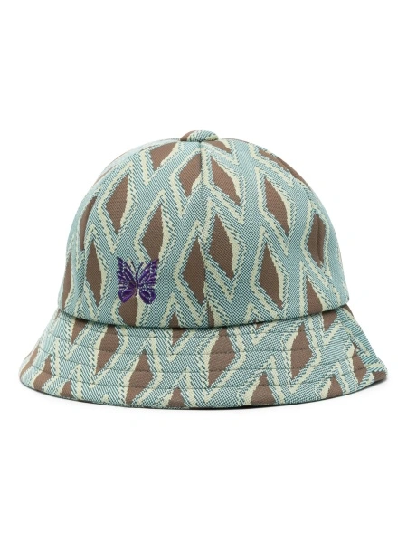 Sapca NEEDLES verde din raion si polyester