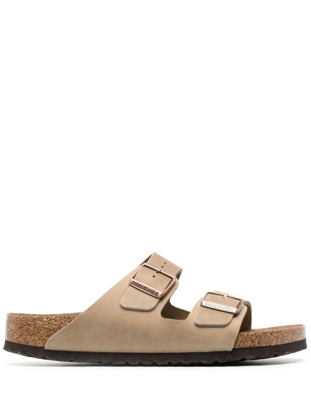 Slapi Birkenstock arizona maro din piele