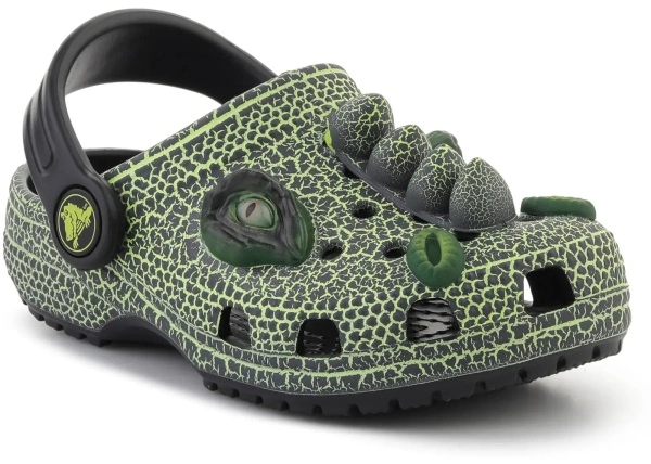 Slapi CLASSIC IAM SCARY DINO CLOG T KIDS BLACK