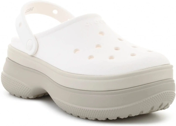 Slapi CLASSIC STACKED CLOG CHALK