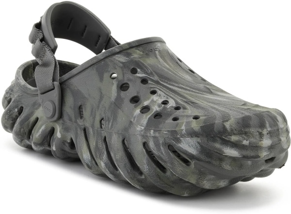 Slapi ECHO MARBLED CLOG DUSTY OLIVE/MULTI