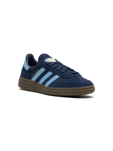 Sneakers adidas Originals albastri din poliuretan si piele intoarsa