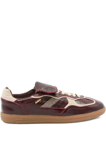 Sneakers Alohas rosii din piele