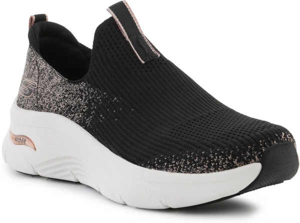 Sneakers Arch Fit D'Lux - Glimmer Dust Black/ Rose Gold
