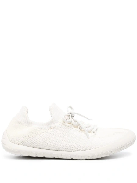 Sneakers Aspesi albi din poliester reciclat