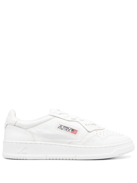 Sneakers AUTRY albi din piele