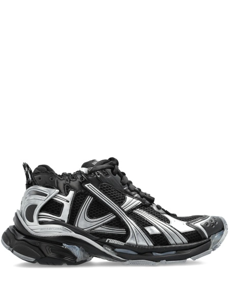 Sneakers Balenciaga negri din polyester si poliuretan