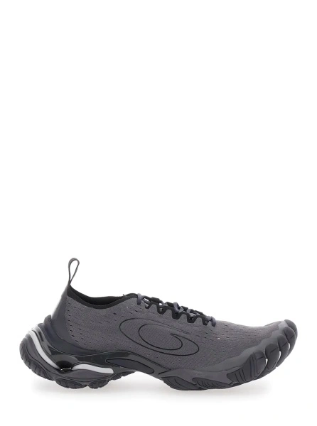 Sneakers Balenciaga negri din tesatura tehnica 'Anatomic Runner'