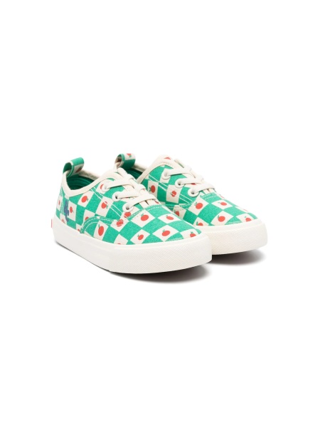 Sneakers Bobo Choses verzi din material textil