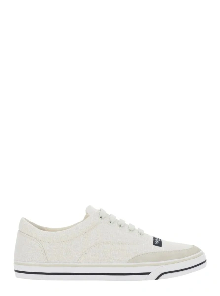 Sneakers Dolce & Gabbana bej din canvas