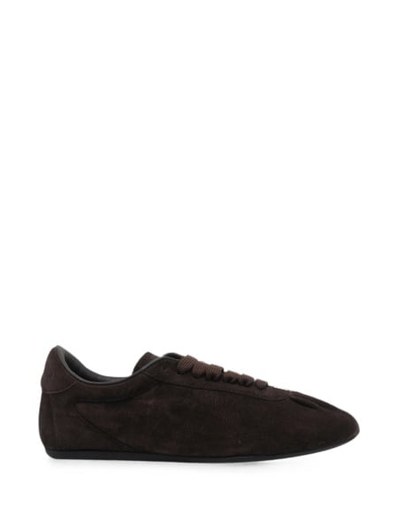 Sneakers Dolce & Gabbana maro din piele intoarsa