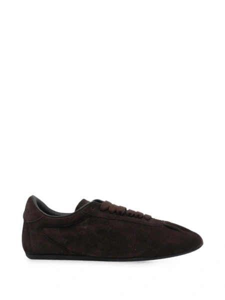Sneakers Dolce & Gabbana maro din piele intoarsa
